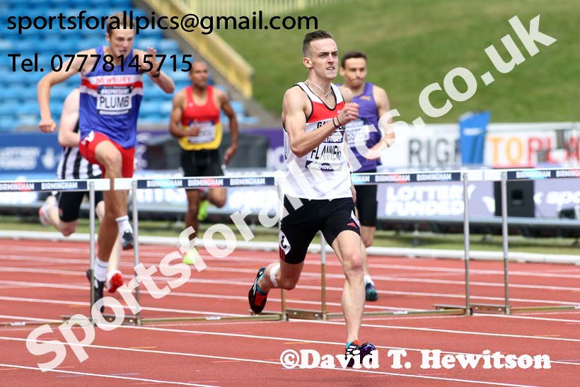 Mens 400 metres Hurdles, World Championship Team Trials, Alexander Stadium, Birmingham